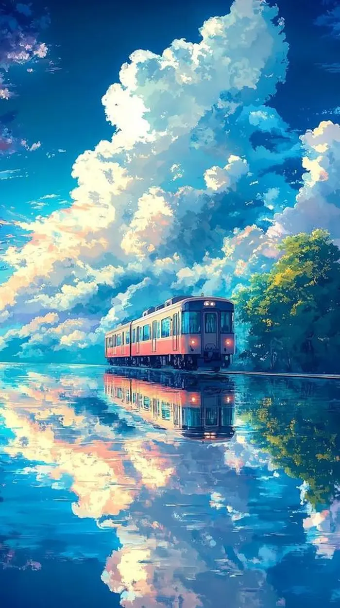 ảnh anime bầu trời