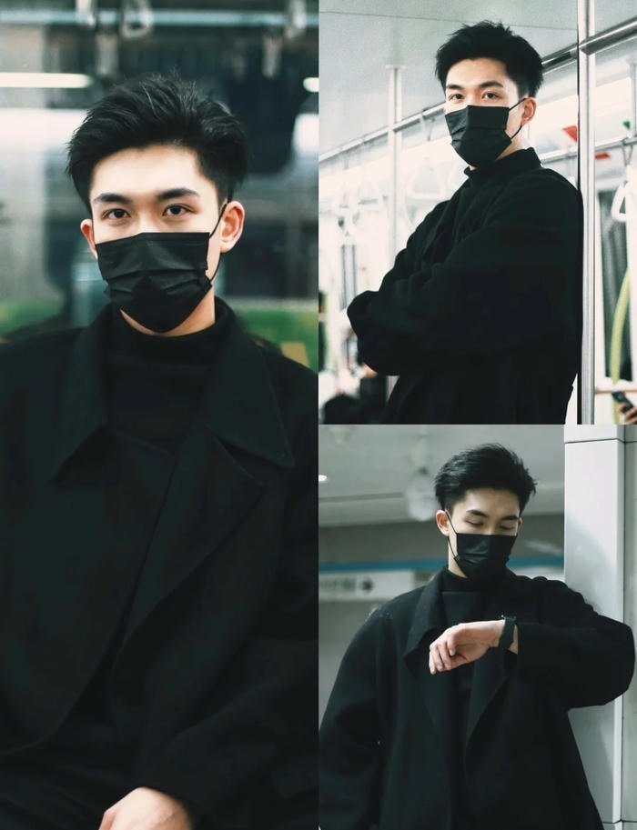 ảnh con trai khẩu trang đen thần thái