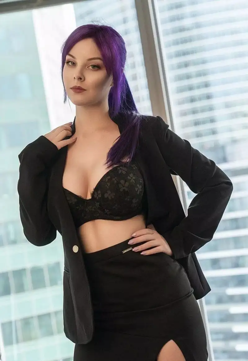 ảnh cosplay thư ký khiêu dâm