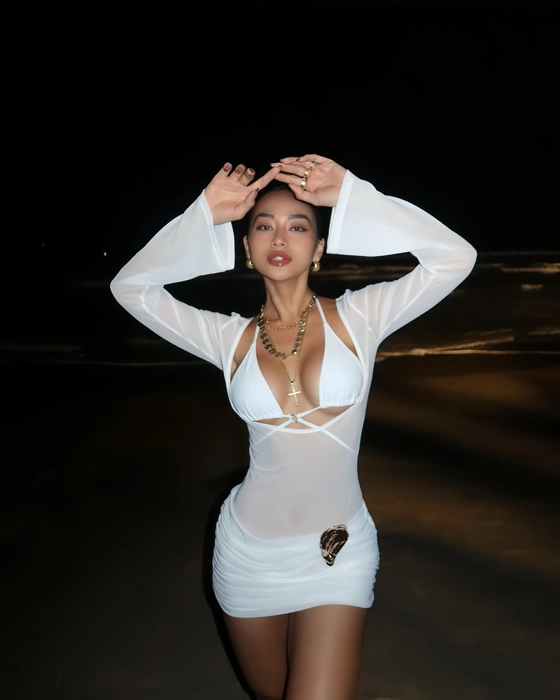 ảnh gái xinh đi biển mặc bikini ảnh đẹp