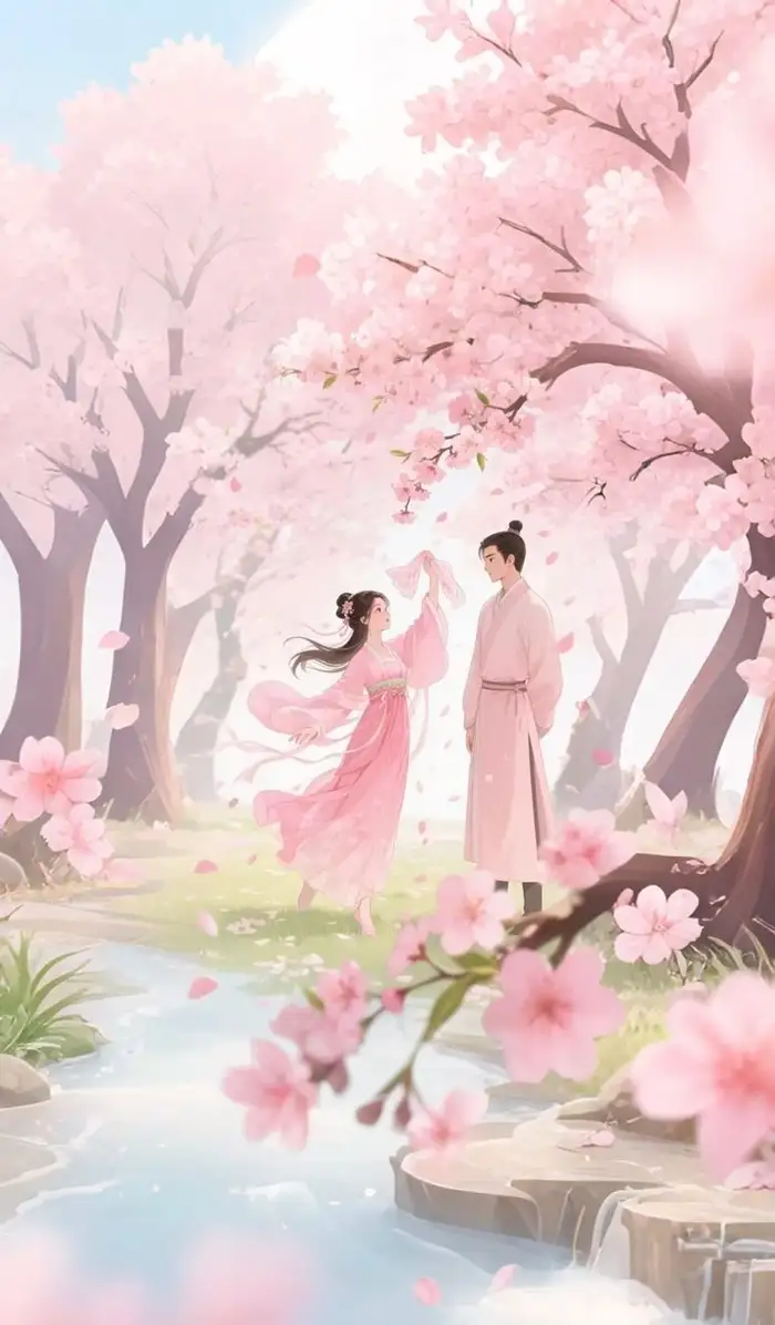 ảnh hoa anh đào anime mộng mơ