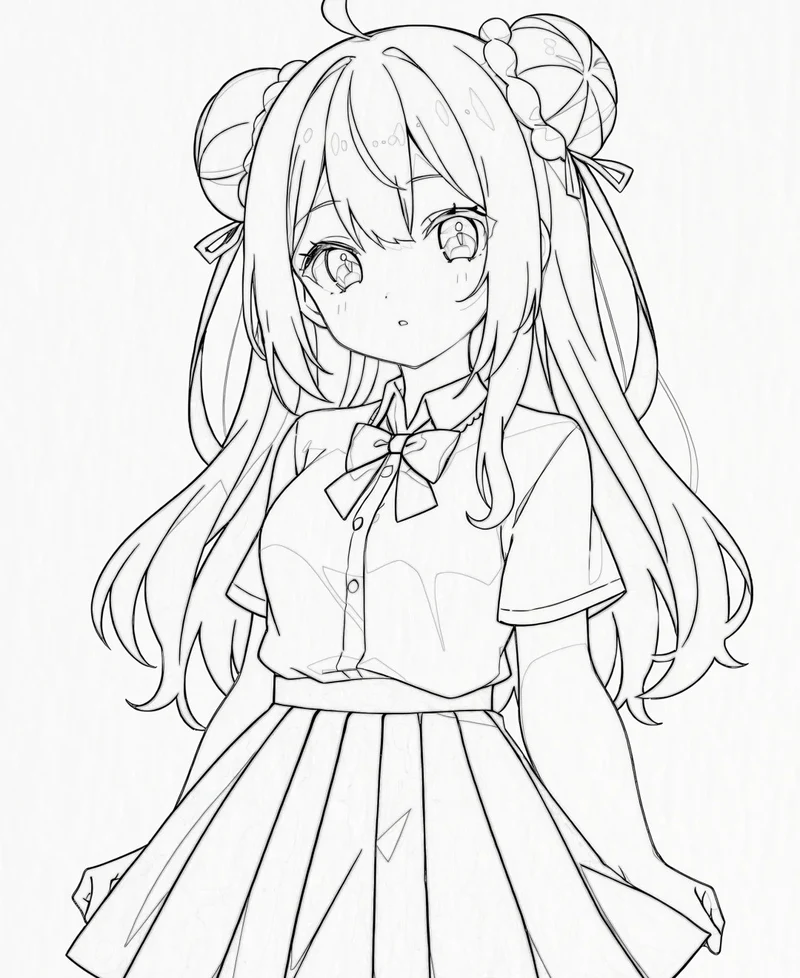 ảnh tô màu anime ngầu