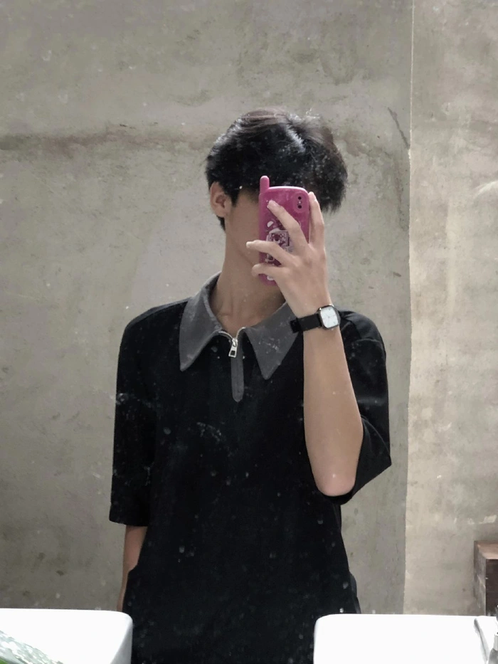 ảnh trai chụp trước gương 4