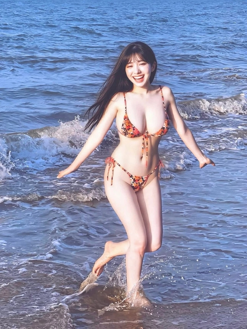 gái xinh mặc bikini nhỏ idol