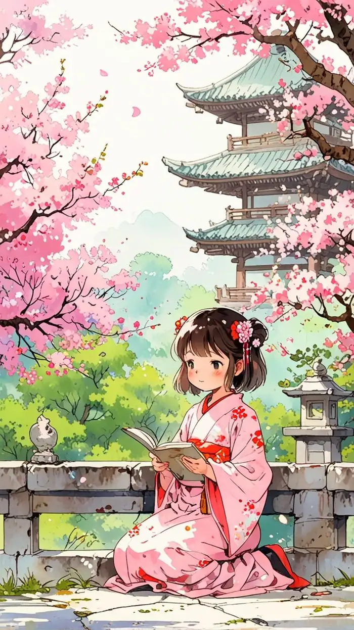 hình ảnh hoa anh đào anime đẹp nhất