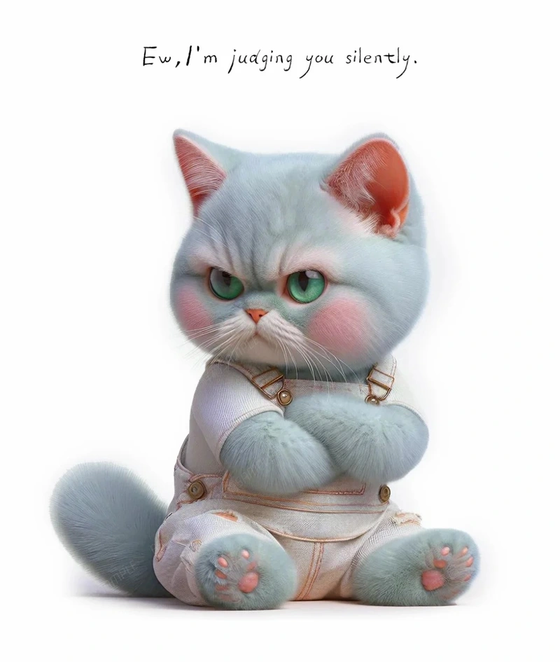 hình mèo chibi