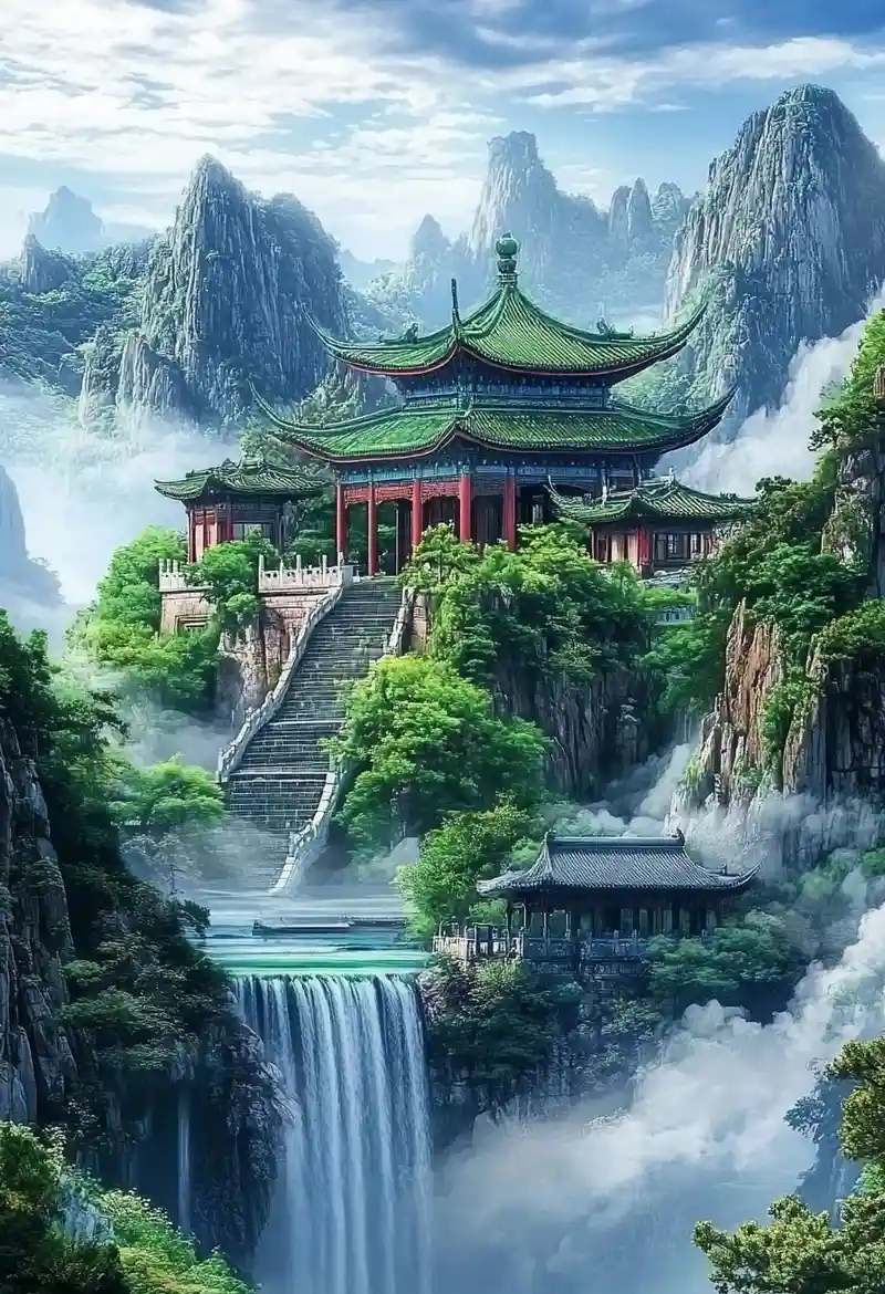 phong cảnh đẹp anime