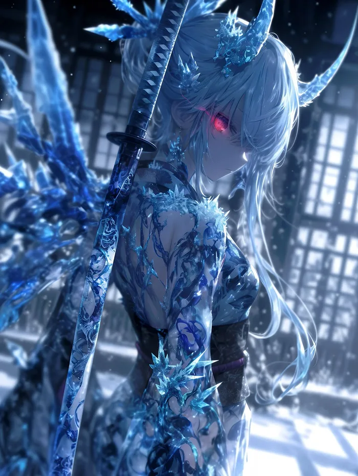 ảnh anime ác quỷ ngầu nữ