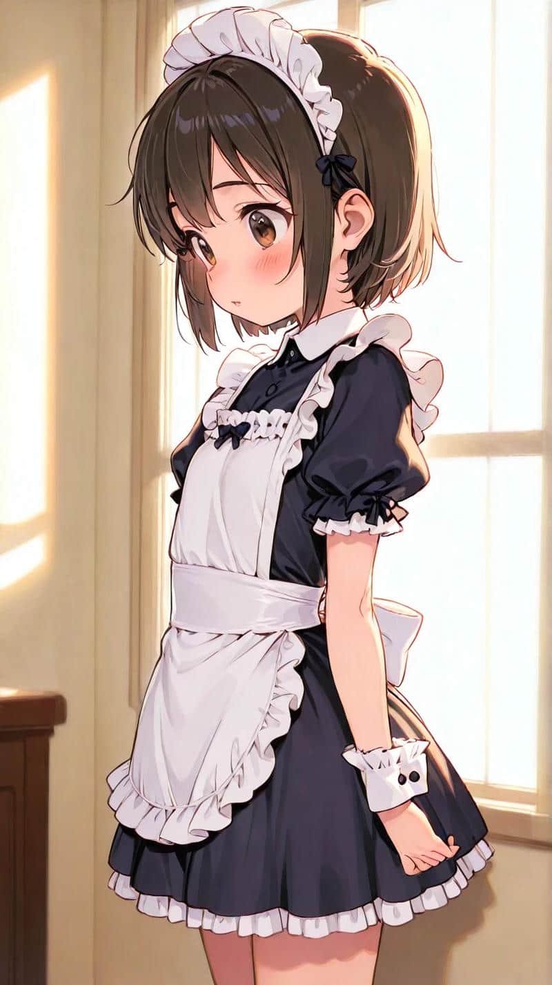 ảnh anime hầu gái đẹp xinh