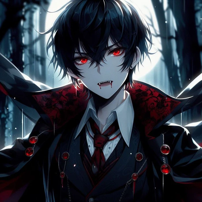 ảnh anime ma cà rồng cute