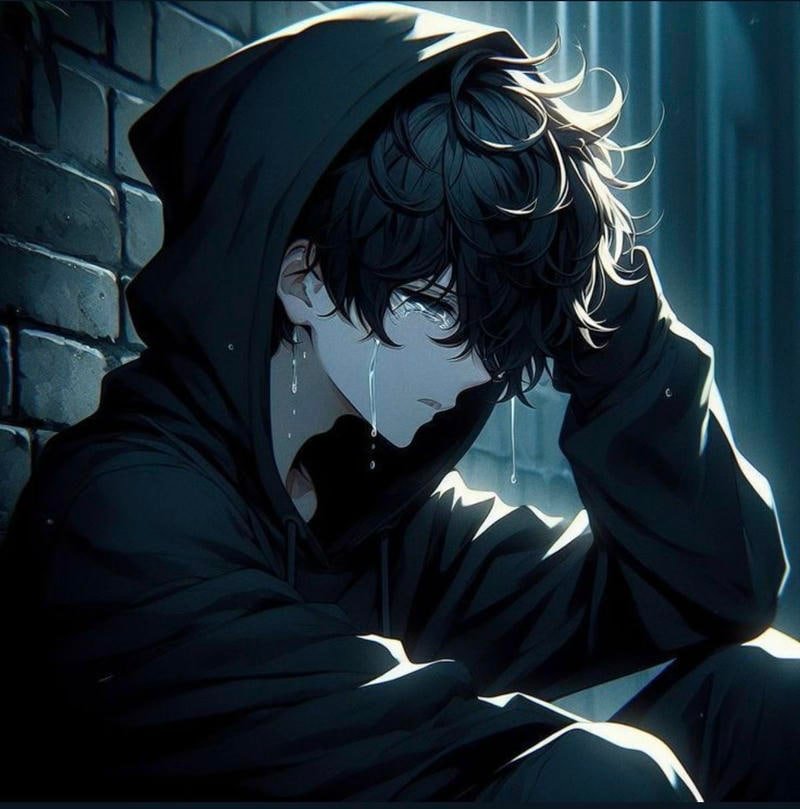 ảnh anime nam buồn
