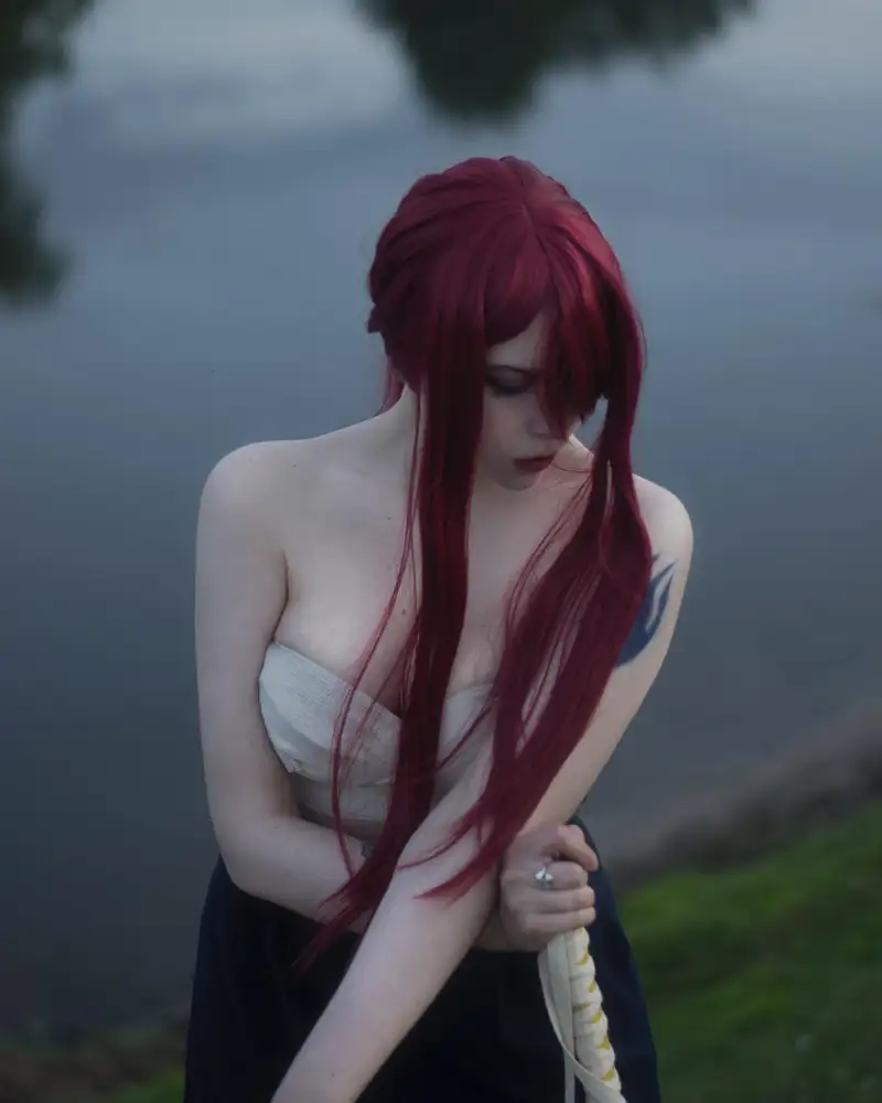 ảnh cosplay erza dâm đãng
