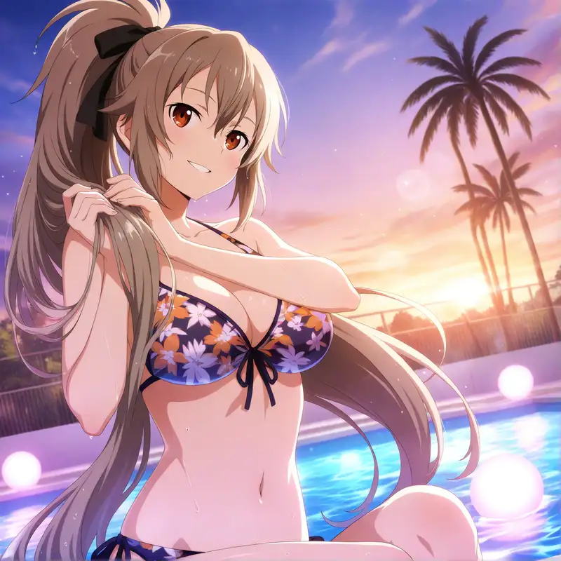 ảnh gái anime mặc bikini siêu nhỏ
