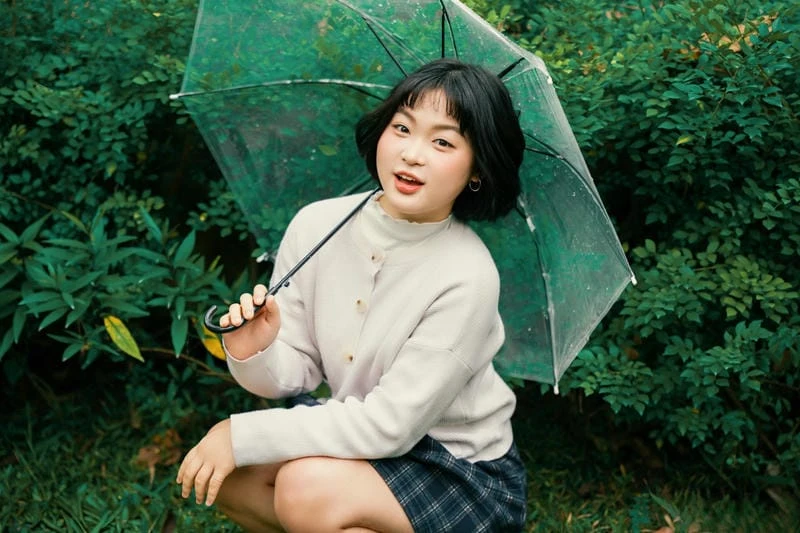 ảnh gái xinh tóc ngang vai 2k9