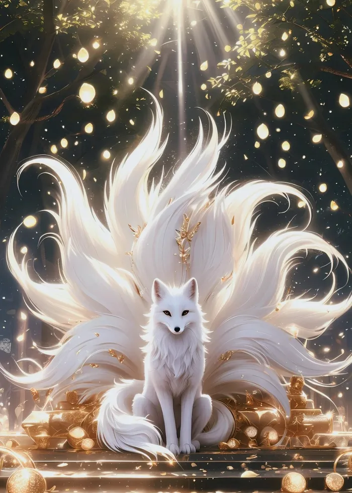 ảnh hồ ly 9 đuôi anime