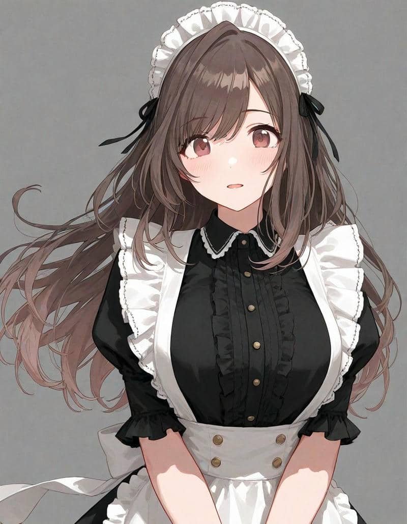 ảnh nền anime hầu gái