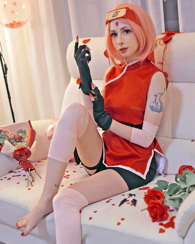 ảnh sakura cosplay đáng yêu nhát