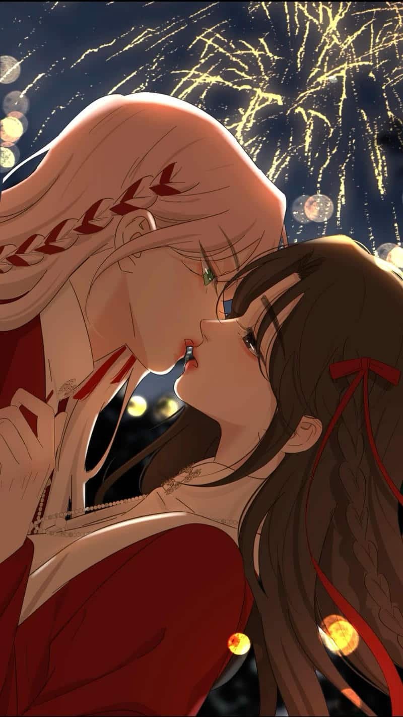 anime bách hợp nền ảnh