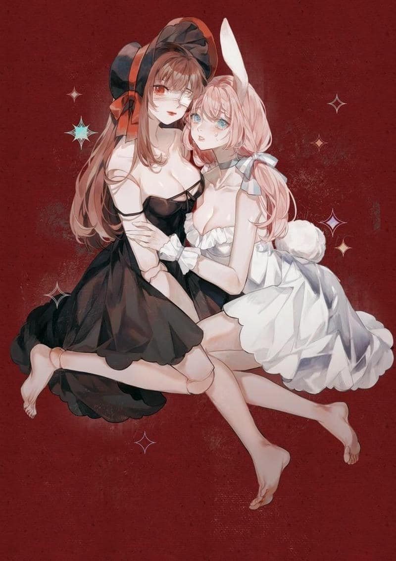 anime bách hợp nền