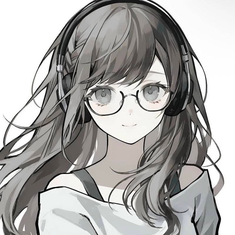 anime đeo kính cute đẹp