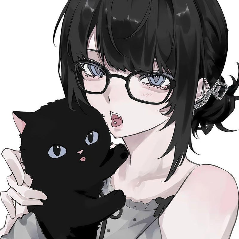 anime đeo kính gái đẹp