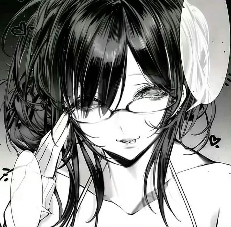 anime đeo kính gái xinh