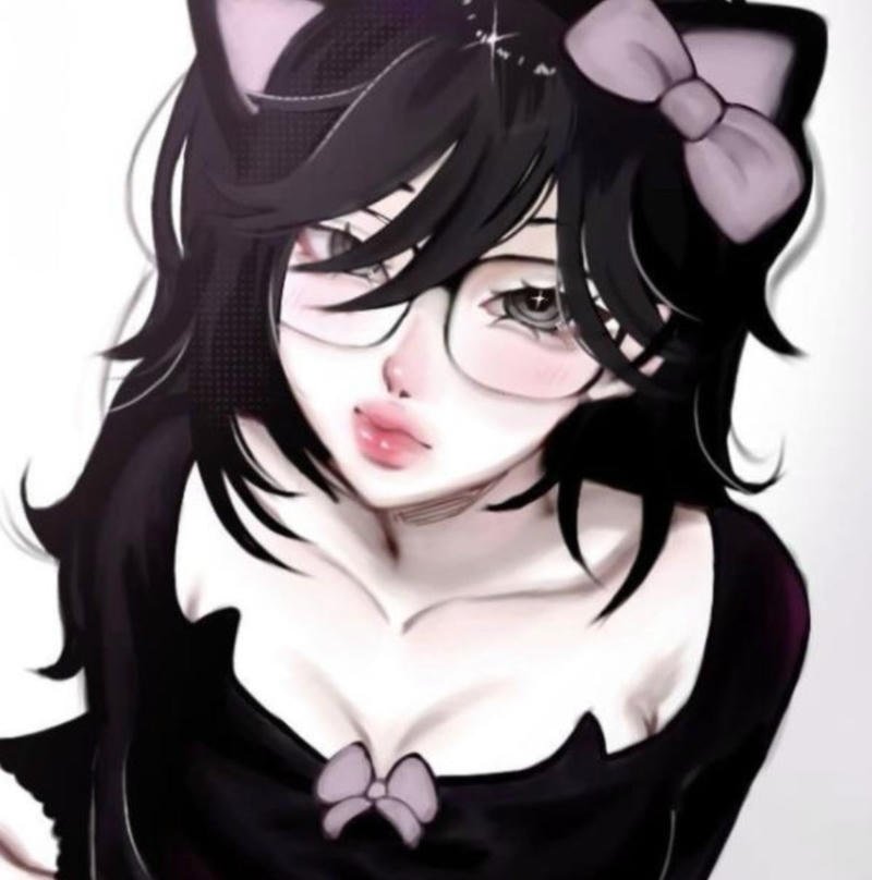 anime đeo kính gái