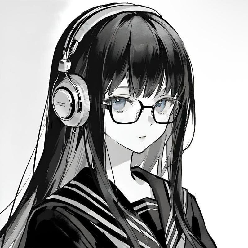 anime đeo kính hình