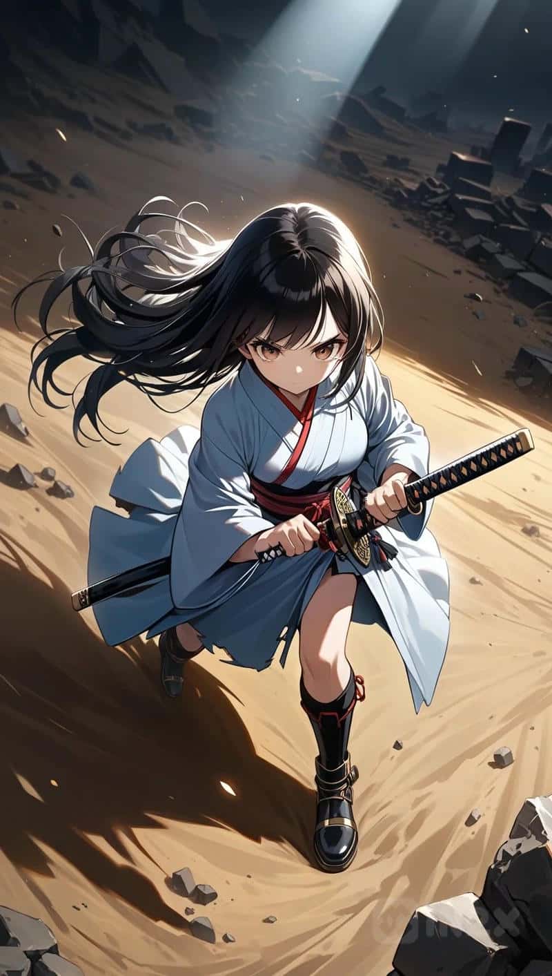 anime gái cầm kiếm