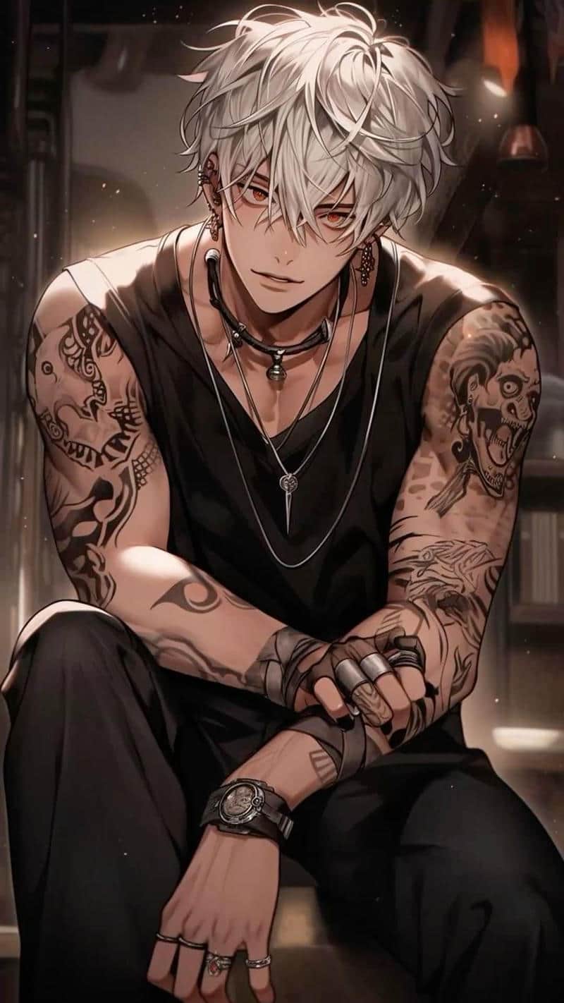 anime nam ngầu ảnh mê