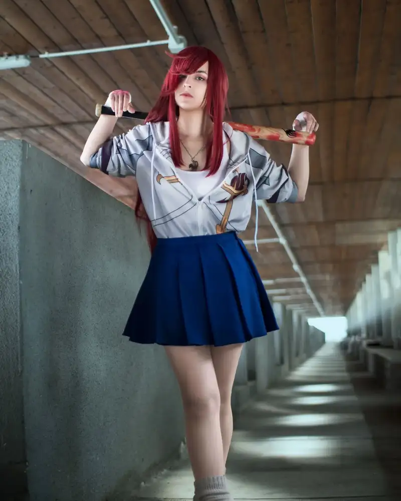 cosplay erza ngọt nước
