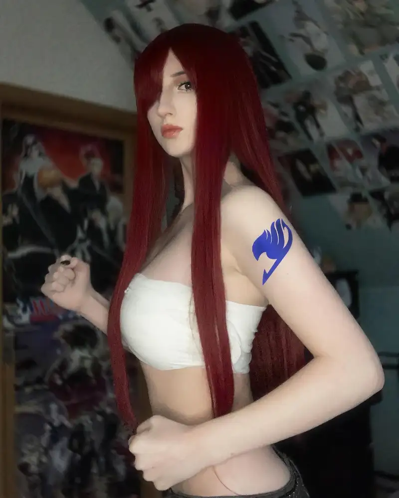 cosplay erza quyến rũ