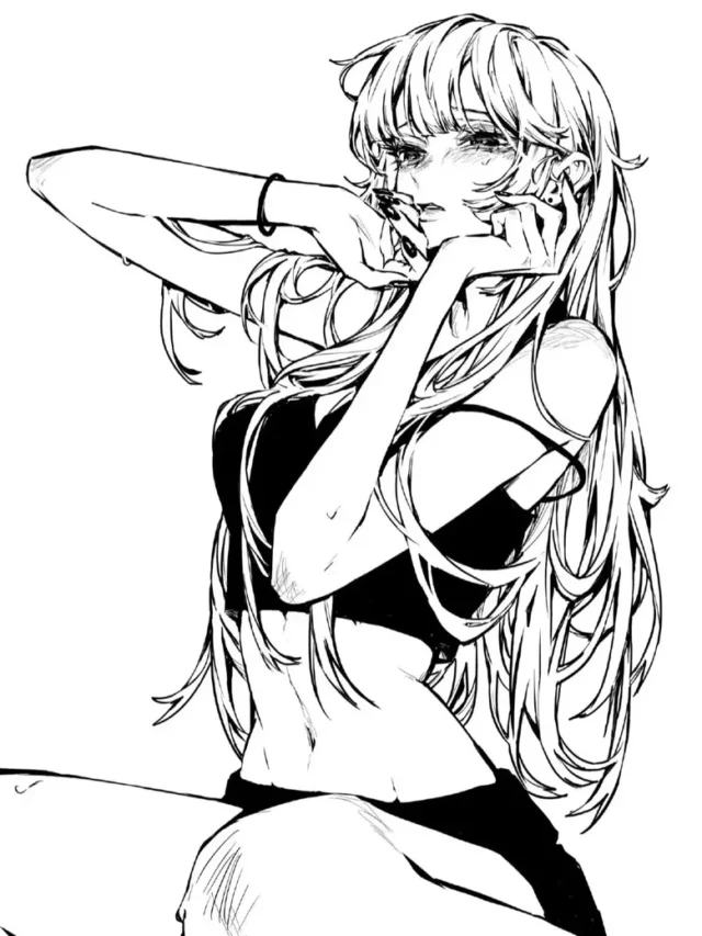 Top 70+ Ảnh Anime Nữ Trắng Đen Đẹp Bí Ẩn Và Cuốn Hút