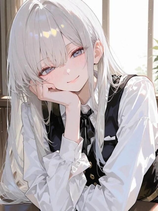 Tổng hợp 344+ ảnh anime girl tóc trắng xinh xắn và đáng yêu