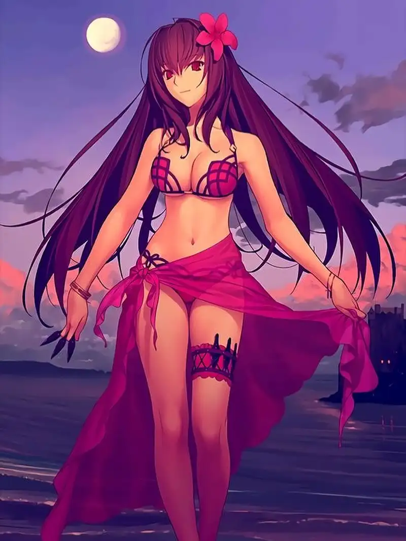 gái anime mặc bikini 1