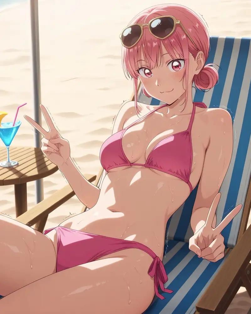 gái anime mặc bikini 15