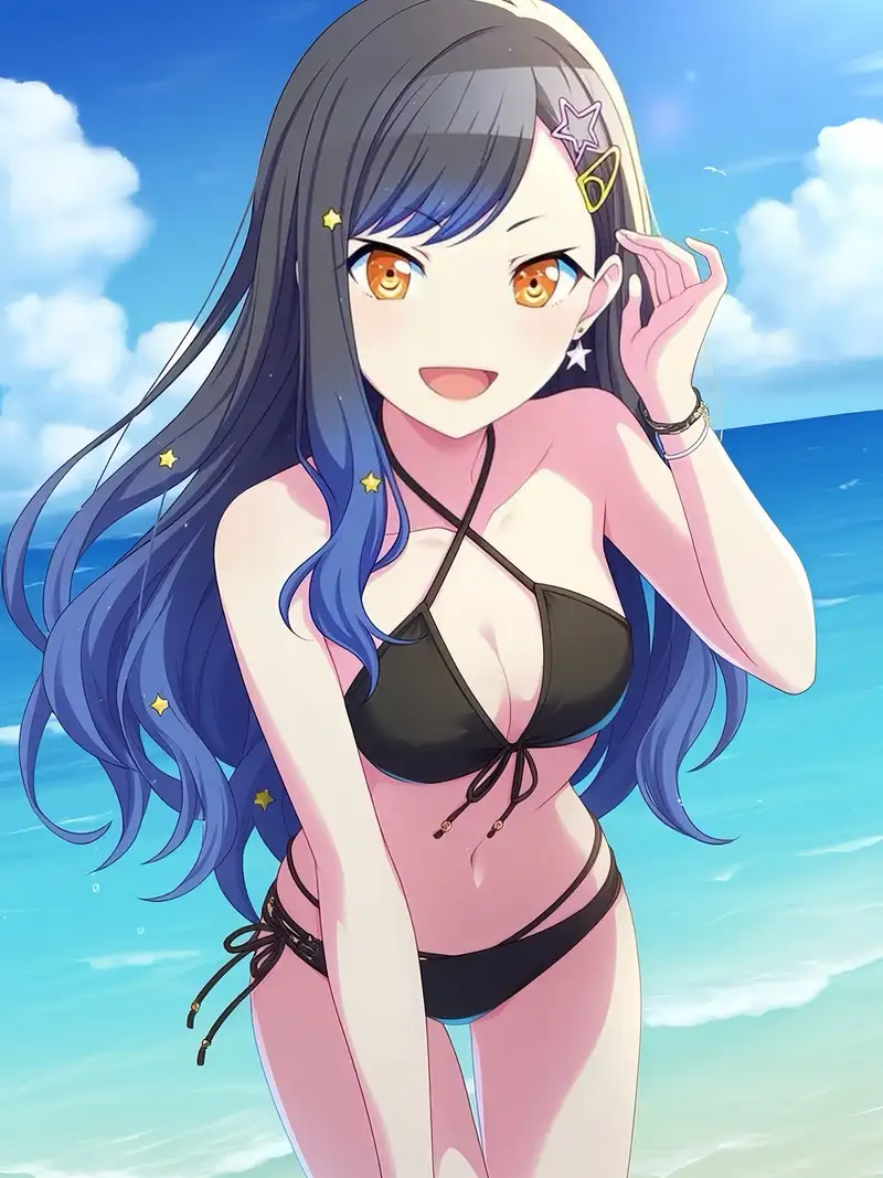 gái anime mặc bikini 16