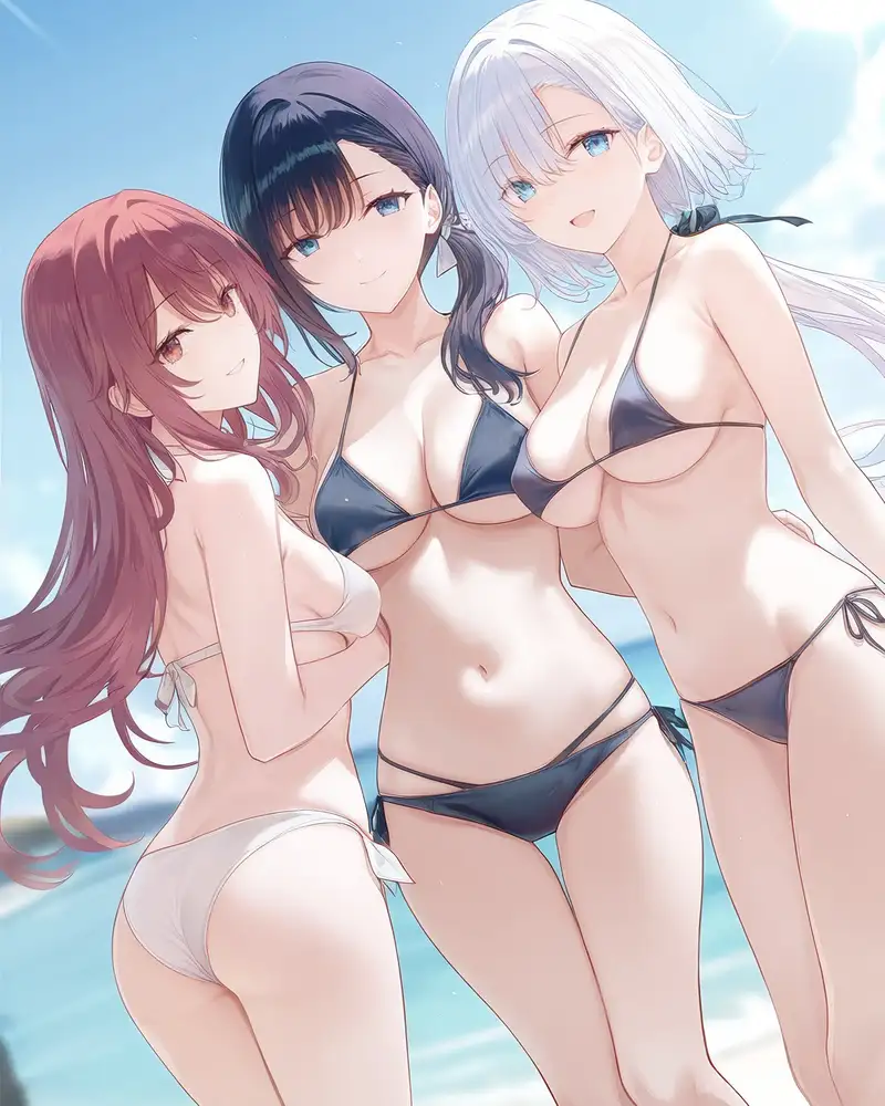gái anime mặc bikini 5