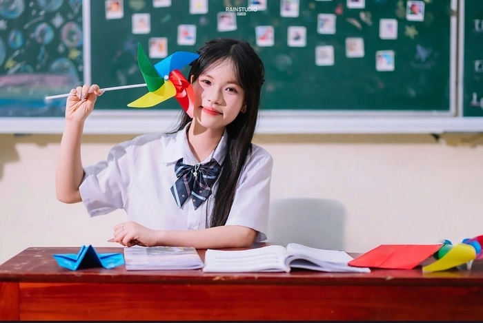 gái xinh học sinh 8