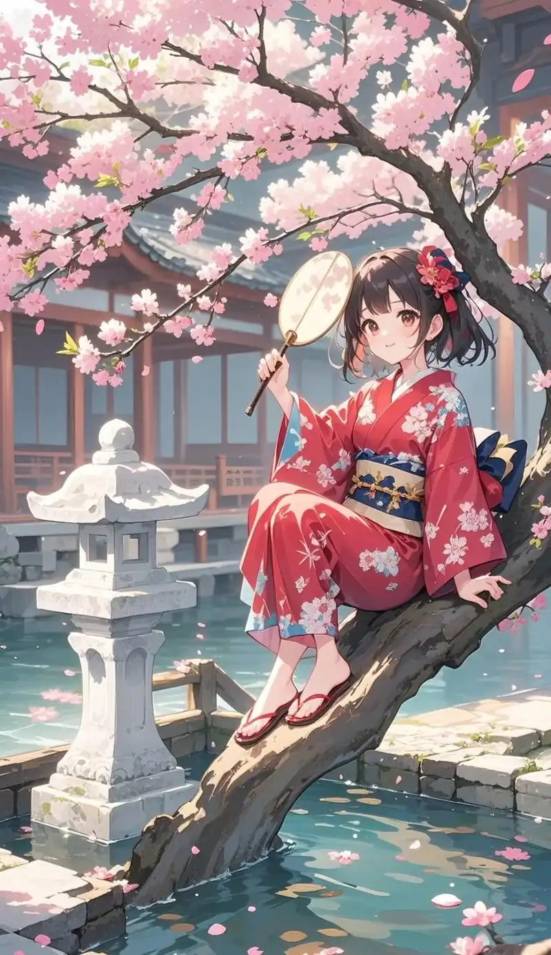 hình ảnh anime kimono