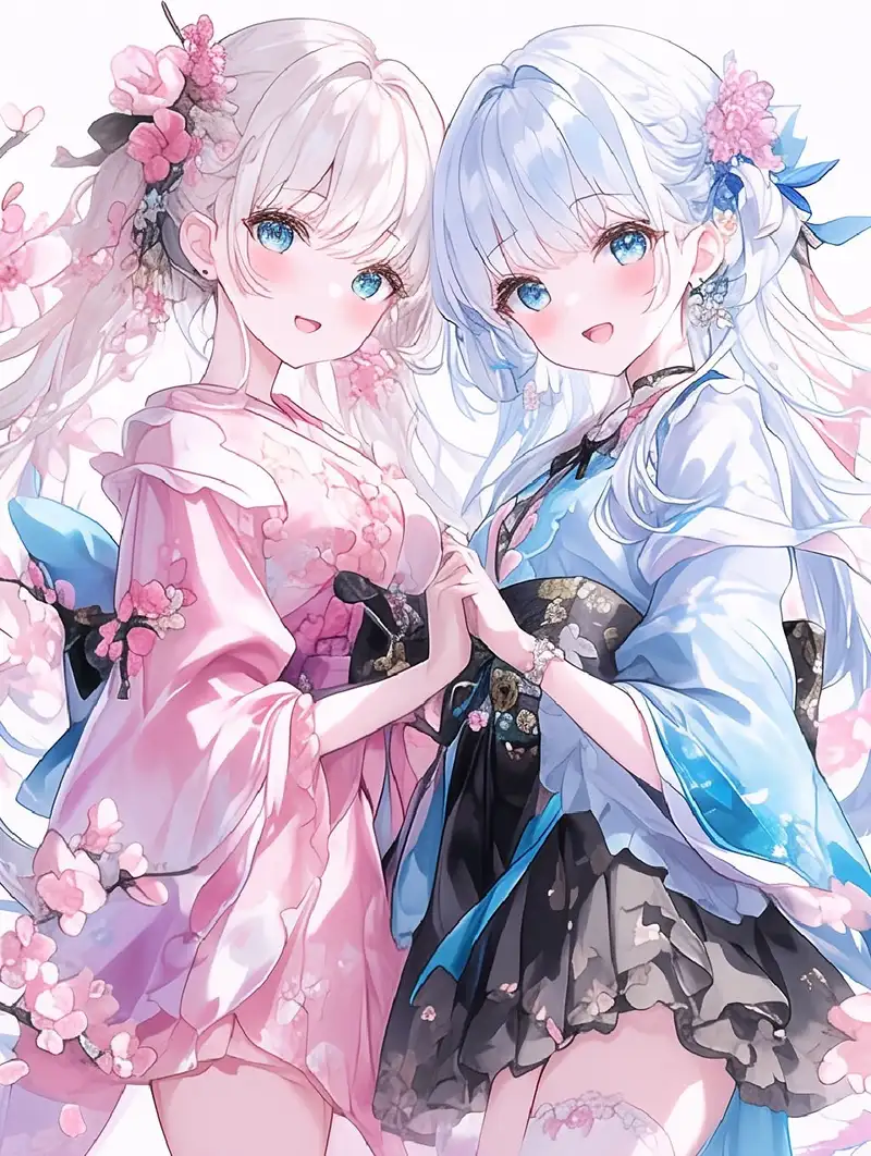 hình ảnh anime nữ mặc kimono 12