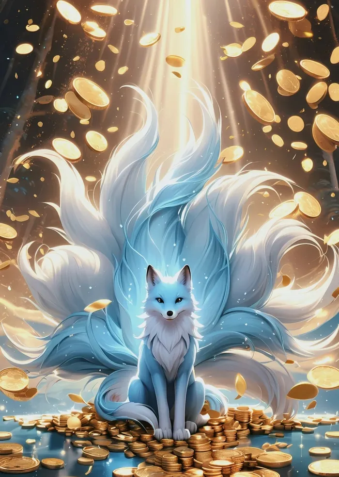 hình ảnh hồ ly 9 đuôi anime