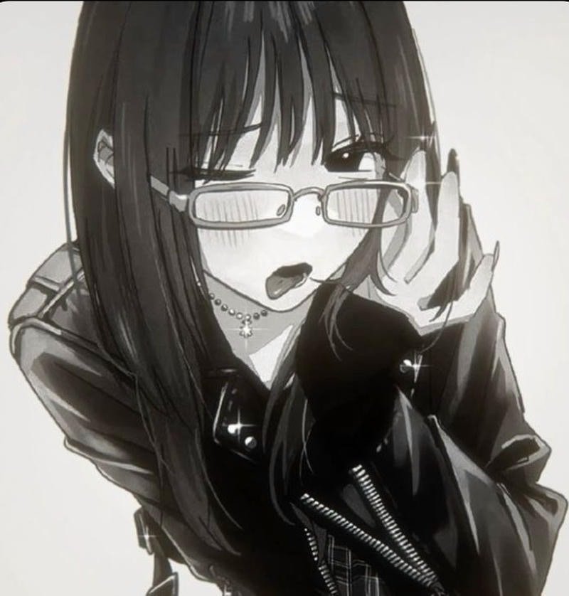 hình anime đeo kính