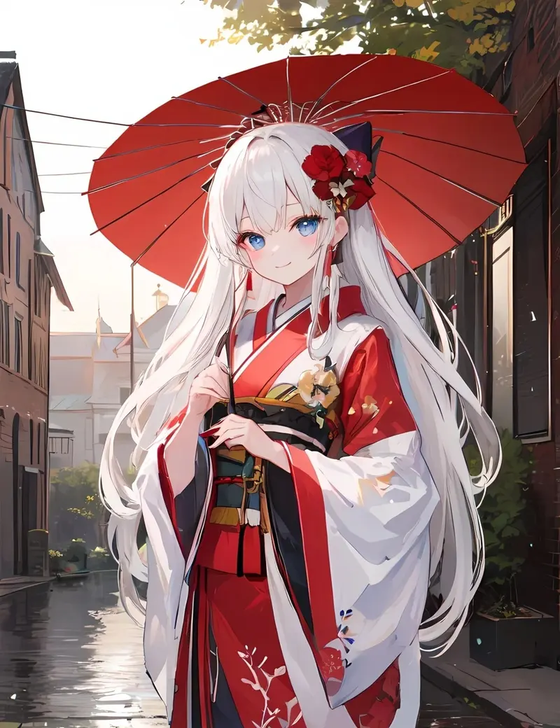 hình anime kimono