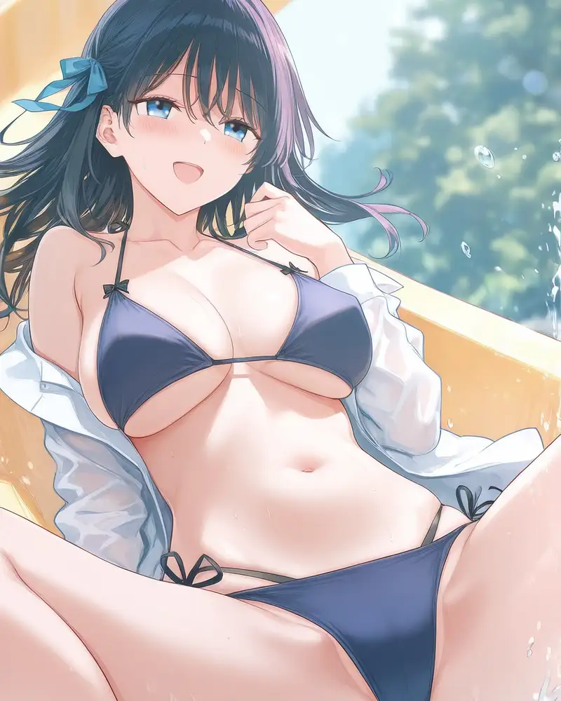 hình anime mặc bikini