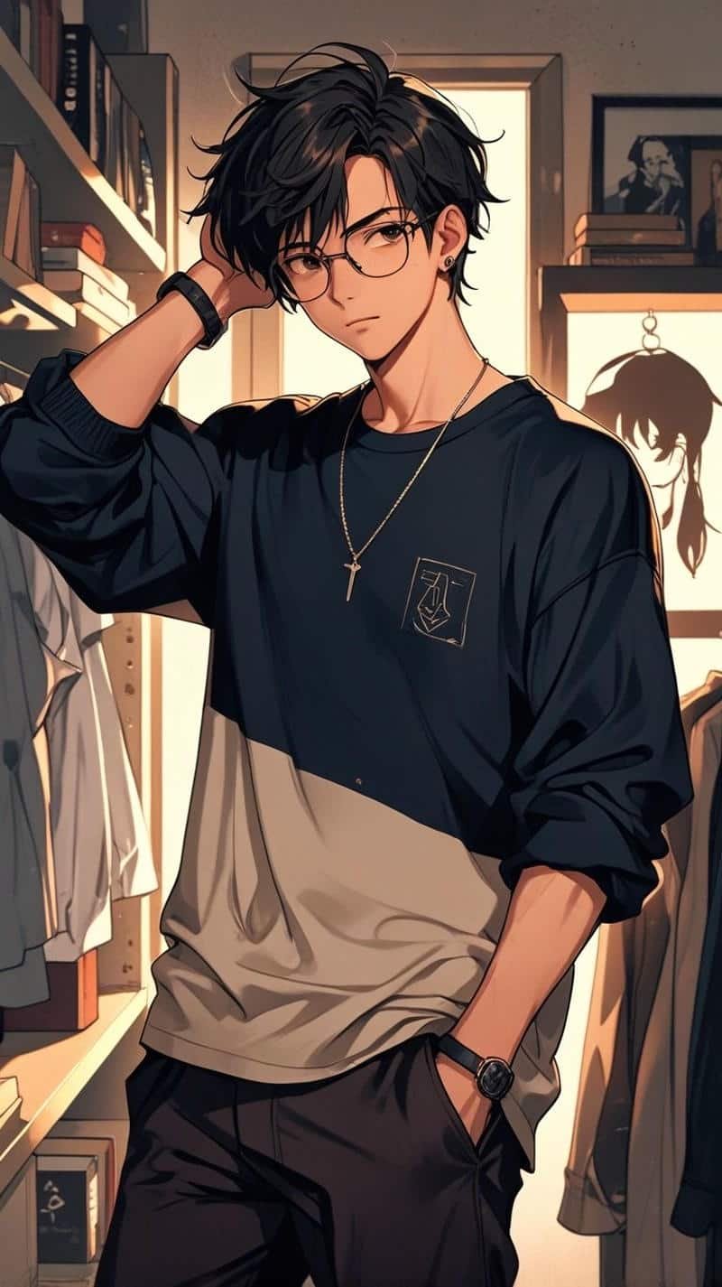 hình nền anime nam đẹp chill ảnh