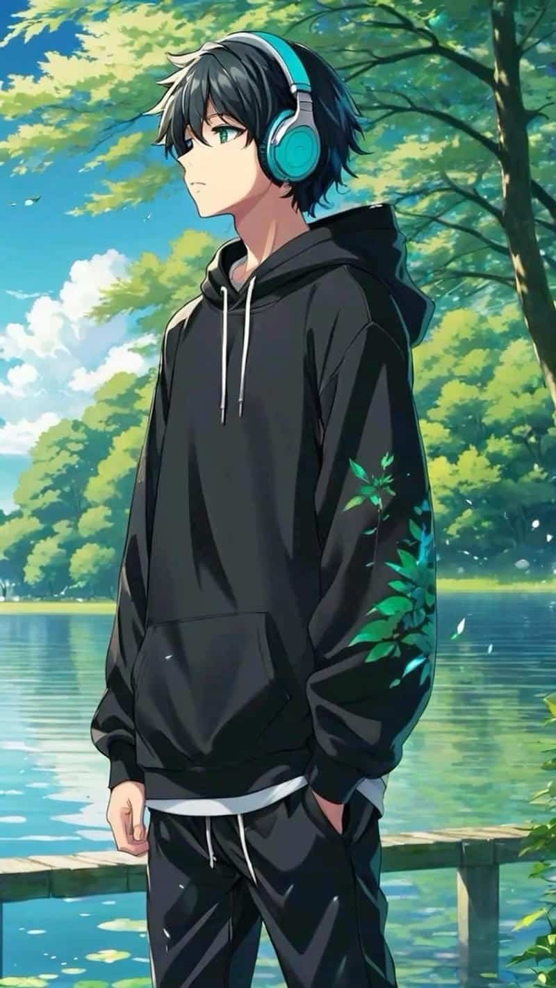 hình nền anime nam đẹp chill
