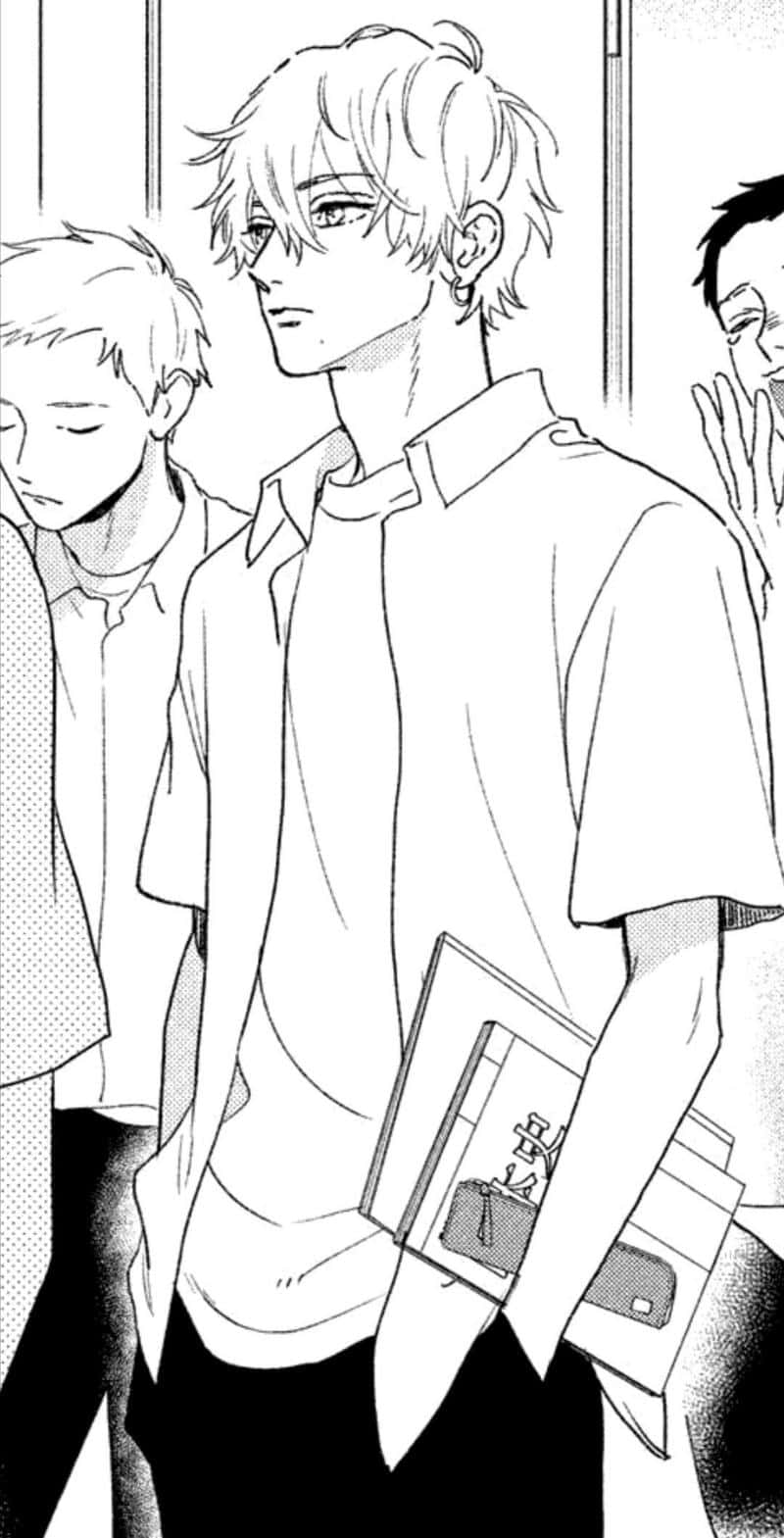 tranh vẽ anime nam ngầu