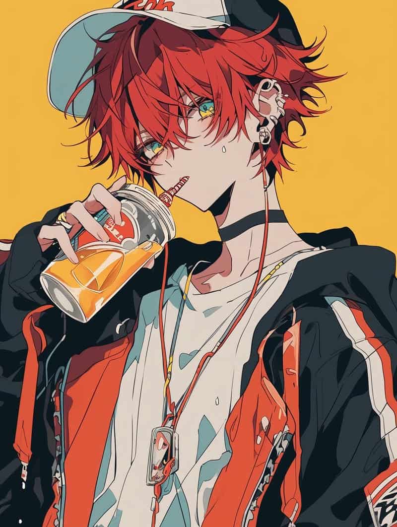 vẽ anime nam ngầu