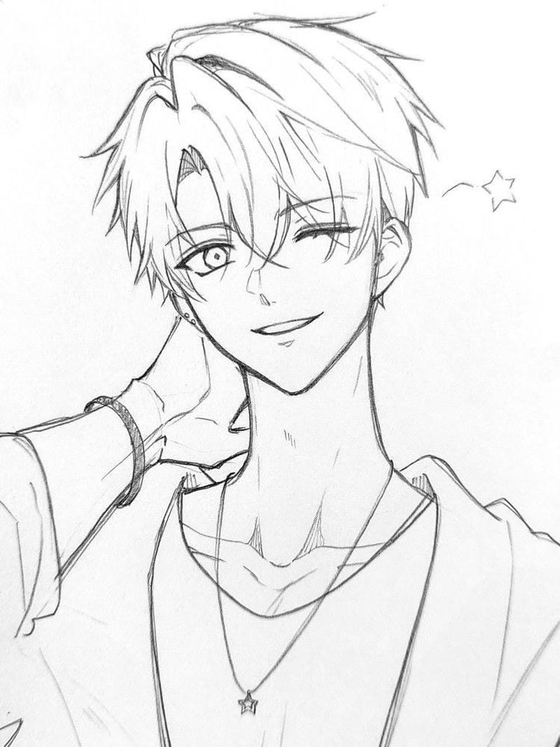 vẽ anime nam